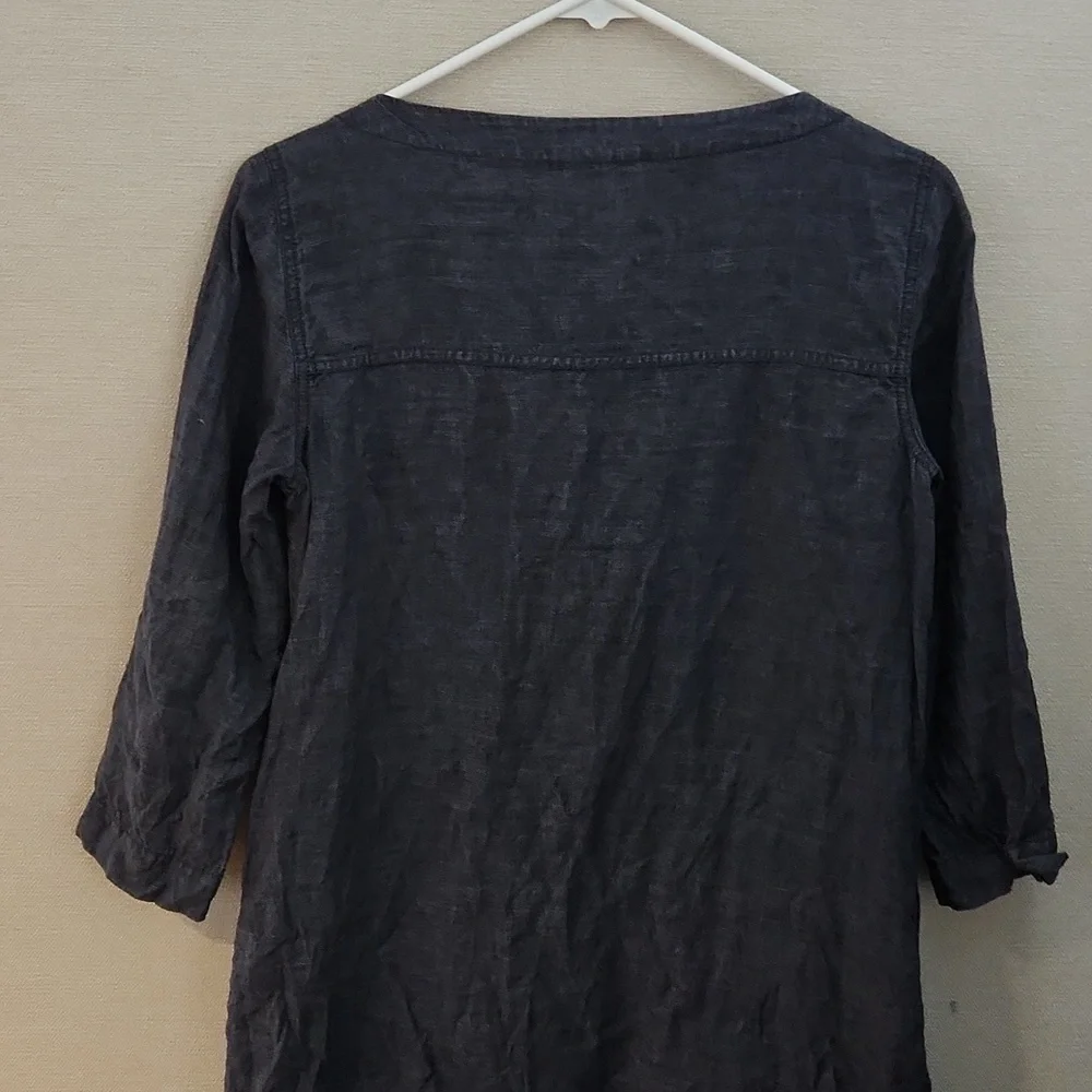 Eileen Fisher Linen Dress Size XXS - Picture 6 of 14